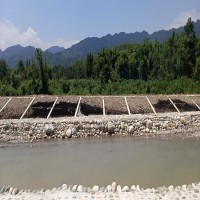 公路邊坡防護堤坡防護黑色塑料土工網格 道路邊坡固土土工格室