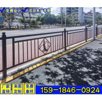 黑色市政護(hù)欄 京式人行道欄桿 佛山道路護(hù)欄工廠