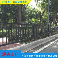 深圳灰色市政道路欄桿 佛山人行道隔離防護欄 甲型護欄分隔圍欄