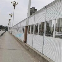 道路聲屏障加厚金屬透明隔音板高速公路隔音屏隔音墻